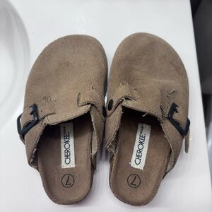 Cherokee Kids Brown Slip-On Slippers